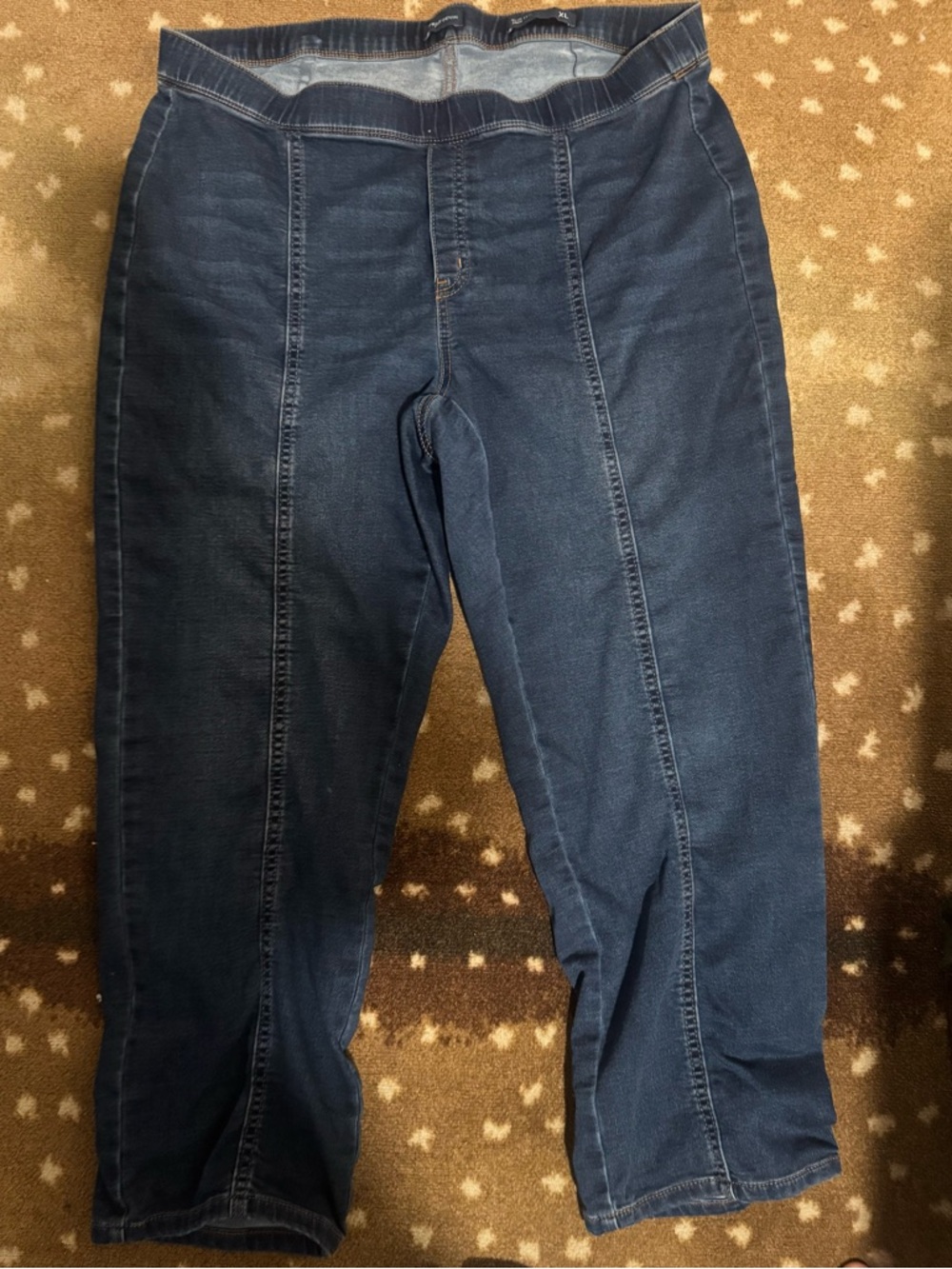 J Jill pull on stretch slim leg ankle jean